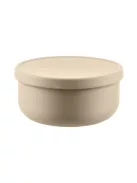 Zopa Szilikon tál fedővel - Sand Beige