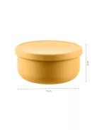 Zopa Szilikon tál fedővel - Sand Beige