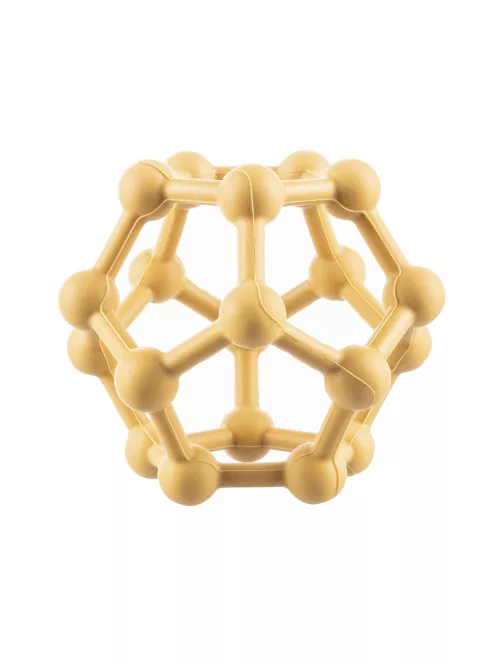 Zopa Szilikon rágóka Atom - Mustard Yellow