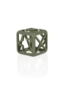 Zopa Szilikon rágóka Négyzet - Forest Green