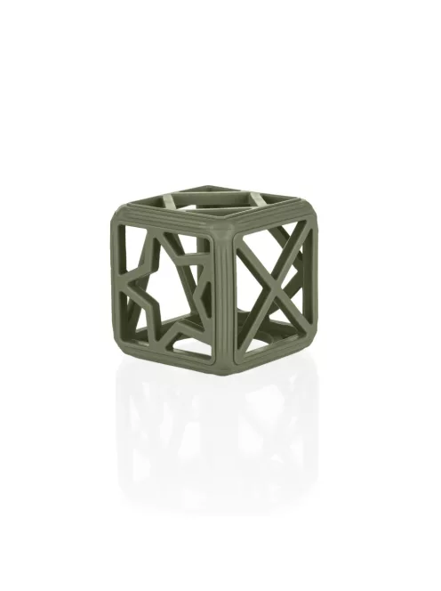 Zopa Szilikon rágóka Négyzet - Forest Green