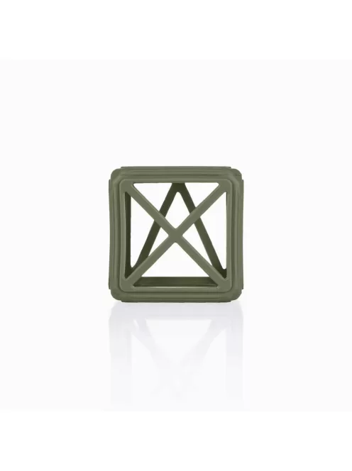 Zopa Szilikon rágóka Négyzet - Forest Green