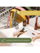 Zopa Szilikon szívószál 4 db - Dove Grey