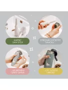 Zopa Szilikon palacktisztító kefe 3az1-ben - Light Grey