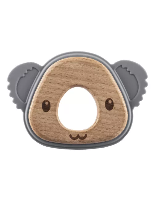 Zopa Szilikon-fa rágóka Koala - Dove Grey