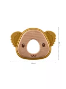 Zopa Szilikon-fa rágóka Koala - Mustard Yellow