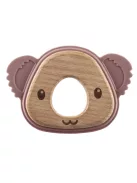 Zopa Szilikon-fa rágóka Koala - Old Pink
