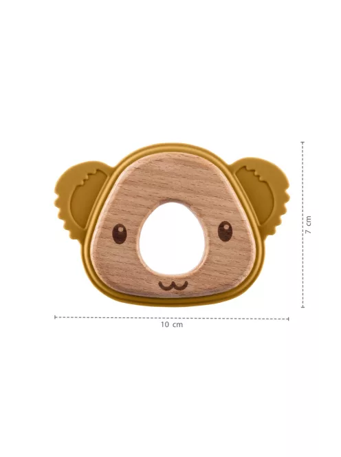 Zopa Szilikon-fa rágóka Koala - Old Pink