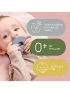 Zopa Szilikon-fa rágóka Teknős - Old Pink