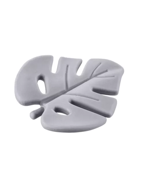 Zopa Szilikon rágóka Levél - Dove Grey