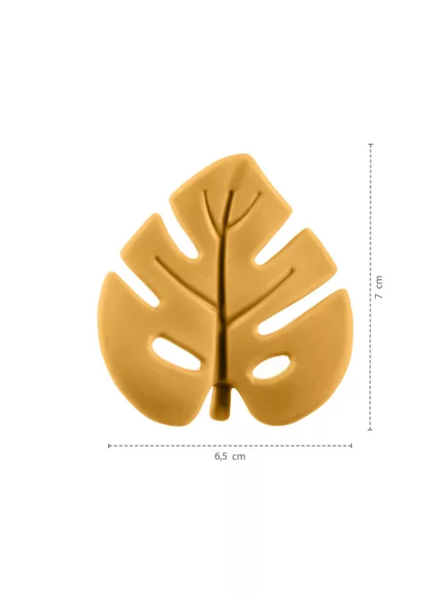 Zopa Szilikon rágóka Levél - Sand Beige
