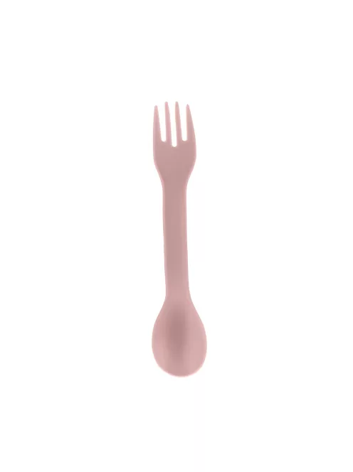 Zopa Szilikon uzsonnásdoboz kis kanállal (kicsi) - Old Pink