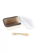 Zopa Szilikon uzsonnásdoboz kis kanállal (kicsi) - Sand Beige