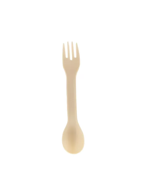 Zopa Szilikon uzsonnásdoboz kis kanállal (kicsi) - Sand Beige