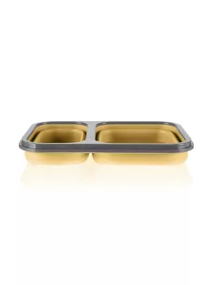  Zopa Szilikon uzsonnásdoboz kanállal (nagy) - Mustard Yellow