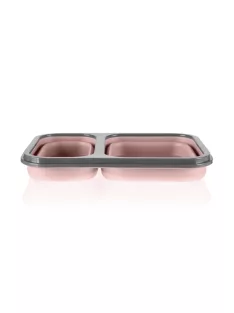 Zopa Szilikon uzsonnásdoboz kanállal (nagy) - Old Pink