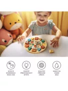 Zopa Fa készségfejlesztő óra - Wood