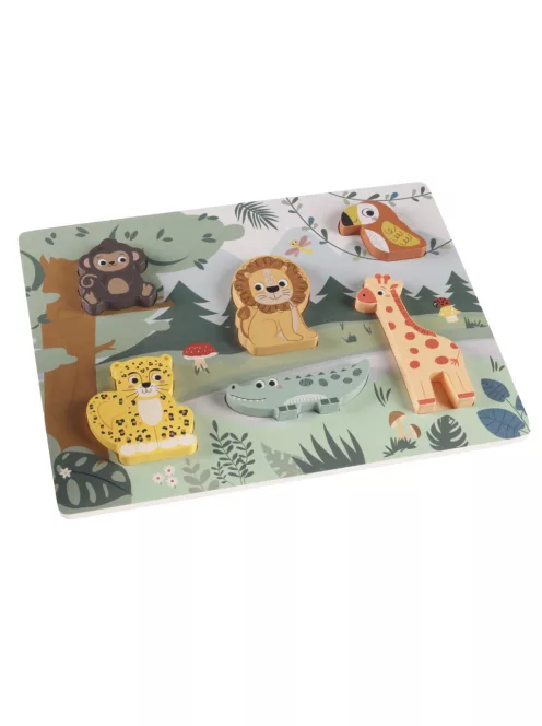 Zopa Fa puzzle - dzsungel Wood