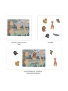 Zopa Fa puzzle - dzsungel Wood