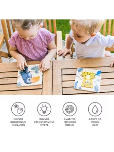 Zopa Fa kis puzzle - zebra Zebra