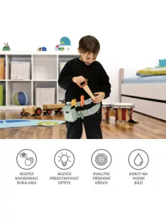 Zopa Fa szerszámöv készlet Wood