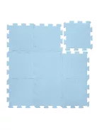 Zopa 9 db-os Puzzle habszőnyeg 30x30 cm - Floral Blue