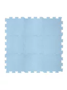 Zopa 9 db-os Puzzle habszőnyeg 30x30 cm - Floral Blue