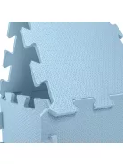 Zopa 9 db-os Puzzle habszőnyeg 30x30 cm - Floral Blue