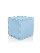 Zopa 9 db-os Puzzle habszőnyeg 30x30 cm - Floral Blue