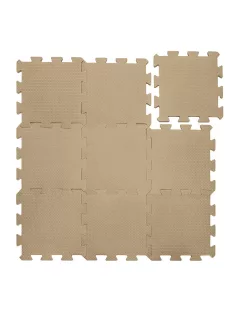 Zopa 9 db-os Puzzle habszőnyeg 30x30 cm - Hazel Brown