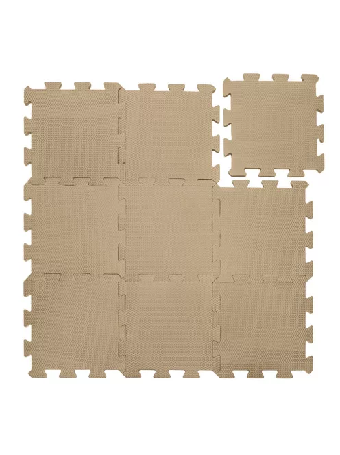 Zopa 9 db-os Puzzle habszőnyeg 30x30 cm - Hazel Brown
