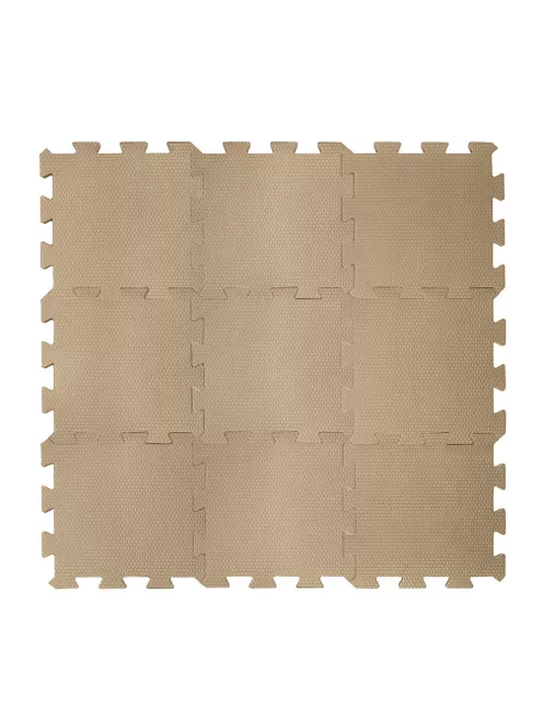 Zopa 9 db-os Puzzle habszőnyeg 30x30 cm - Hazel Brown