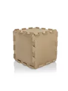 Zopa 9 db-os Puzzle habszőnyeg 30x30 cm - Hazel Brown