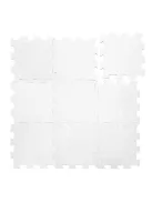 Zopa 9 db-os Puzzle habszőnyeg 30x30 cm - Ivory Beige
