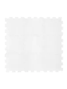 Zopa 9 db-os Puzzle habszőnyeg 30x30 cm - Ivory Beige