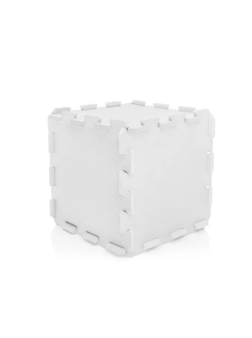 Zopa 9 db-os Puzzle habszőnyeg 30x30 cm - Ivory Beige