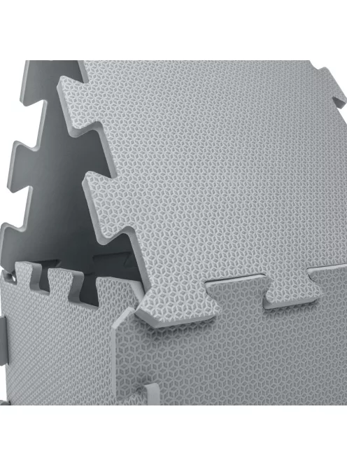 Zopa 9 db-os Puzzle habszőnyeg 30x30 cm - Light Grey
