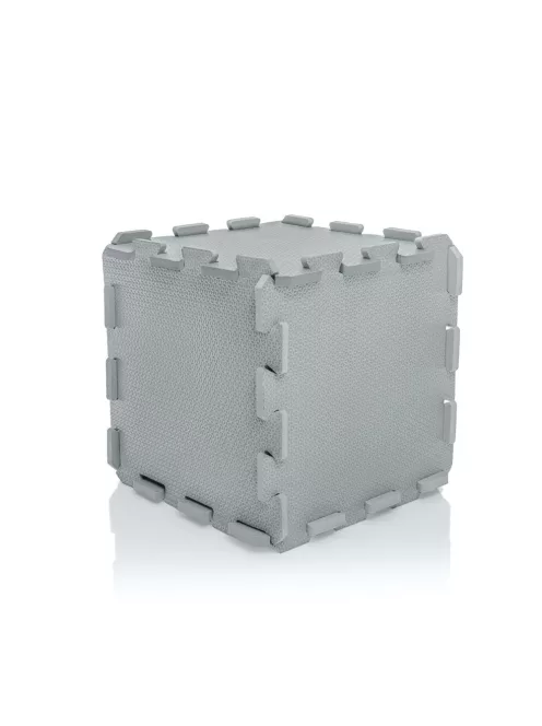 Zopa 9 db-os Puzzle habszőnyeg 30x30 cm - Light Grey