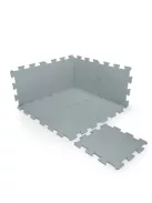 Zopa 9 db-os Puzzle habszőnyeg 30x30 cm - Light Grey