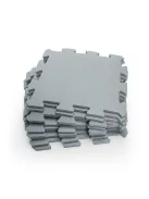 Zopa 9 db-os Puzzle habszőnyeg 30x30 cm - Light Grey