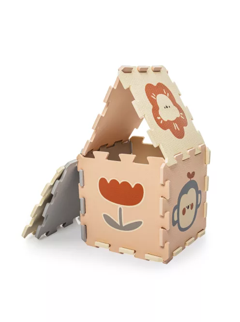 Zopa 9 db-os Puzzle habszőnyeg 30x30 cm - Logic
