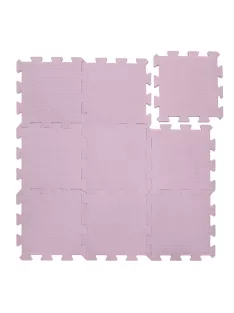 Zopa 9 db-os Puzzle habszőnyeg 30x30 cm - Sugar Pink