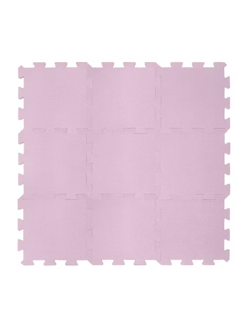 Zopa 9 db-os Puzzle habszőnyeg 30x30 cm - Sugar Pink