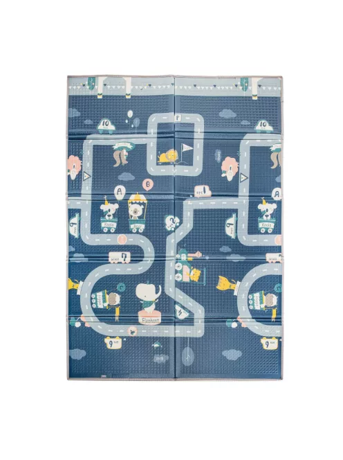 Zopa Multifunkciós összecsukható habszivacs játszószőnyeg – kétoldalas 180 × 120 cm - Dino