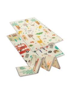   Zopa Multifunkciós összecsukható habszivacs játszószőnyeg – kétoldalas 180 × 120 cm - Savana