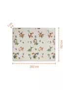 Zopa Multifunkciós összecsukható habszivacs játszószőnyeg – kétoldalas 200 × 150 cm - Savana