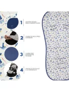 Zopa Babakocsi szőnyeg légáteresztő Breeze - Sailor Blue