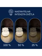 Zopa Szilikon LED éjszakai fény zenével L-es méretben - Owl