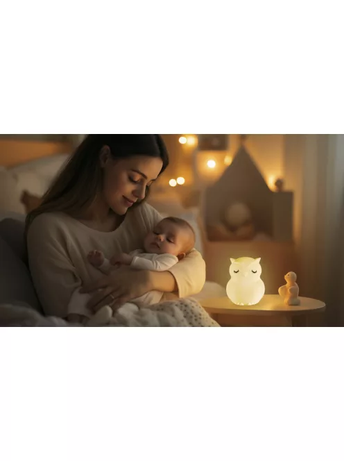 Zopa Szilikon LED éjszakai fény zenével L-es méretben - Rabbit