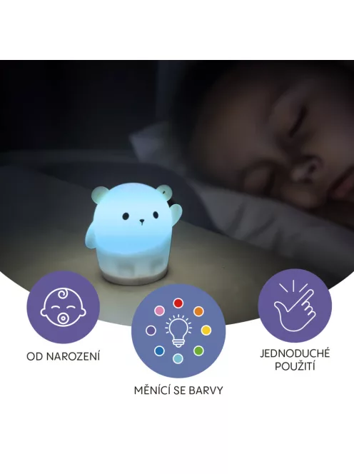 Zopa Függeszthető szilikon LED lámpa - Bear